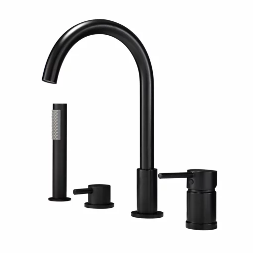 Deck Mounted 4 Hole Bathtub Filler Faucet With Double Handle RB1083 4 Deck Mounted 4 Hole Bathtub Filler Faucet With Double Handle RB1083 -Cheap RBrohant Store RB1083 1