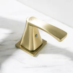 Two Handle Basin Widespread Bathroom Vanity Sink Faucet Deck Mounted RB1098 -Cheap RBrohant Store RB1098 8