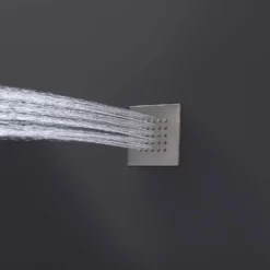 Brushed Nickel Thermostatic Shower System With 3pcs Body Jets Spray RB1119 -Cheap RBrohant Store RB1119 10