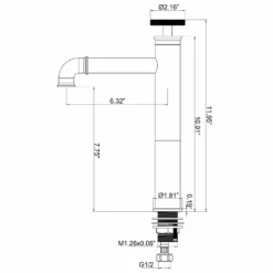 Bathroom Sink Vessel Faucet Lavatory Mixer Tap RB1128 -Cheap RBrohant Store RB1128 8
