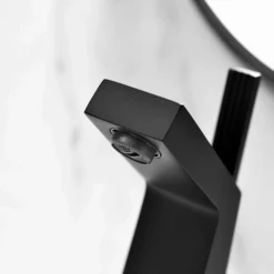 Bathroom Basin Mixer Tap Single Hole Bathroom Sink Faucet Matte Black RB1193 -Cheap RBrohant Store RB1193 4