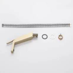 Brushed Gold Single Hole Modern Bathroom Sink Faucet RB1194 -Cheap RBrohant Store RB1194 7