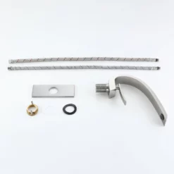 Deck Mounted Basin Single Handle Brushed Nickel Bathroom Faucet RB0726 -Cheap RBrohant Store RBF60005BNP 8