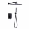 Wall Mount Matte Black 10" Shower System RB0820